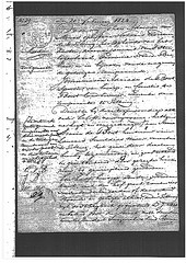 Notariële akte Tilburg d.d. 20 februari 1824