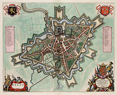 Breda, uit 'Toonneel der Steden' van Willem en Joan Blaeu, 1652